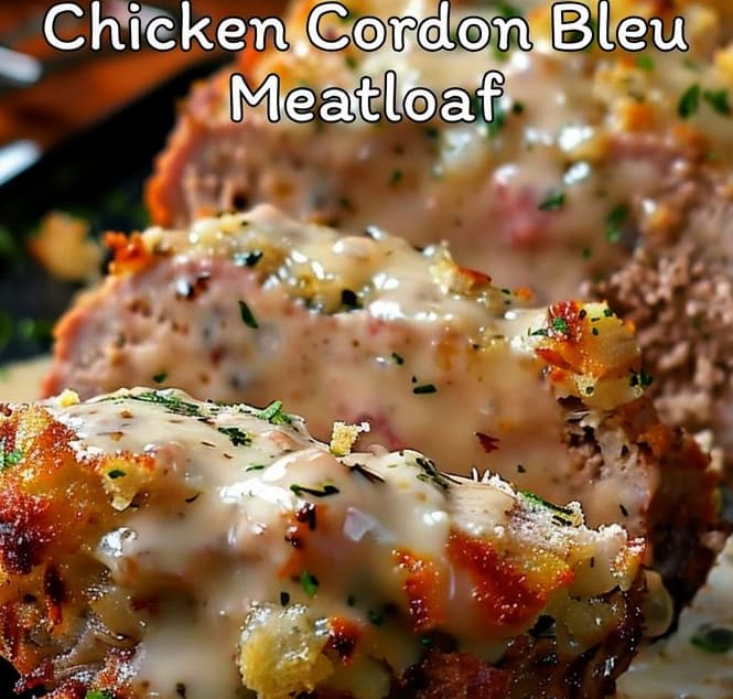 Chicken Cordon Bleu Meatloaf