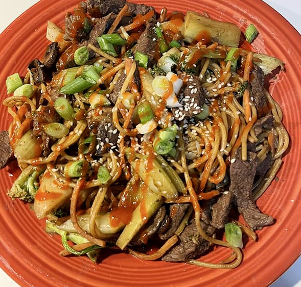 Spicy Beef Lo Mein